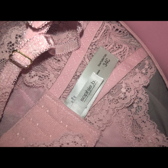 New with tags! Pink Lace Bra and Panty Set! - Picture 3 of 6